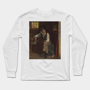 Living in the Past by John George Brown Long Sleeve T-Shirt